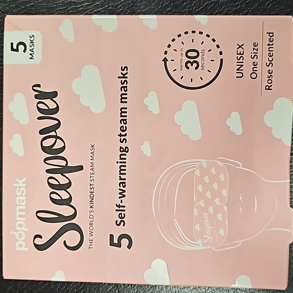 popmask Sleepover - 5 self-warming steam masks